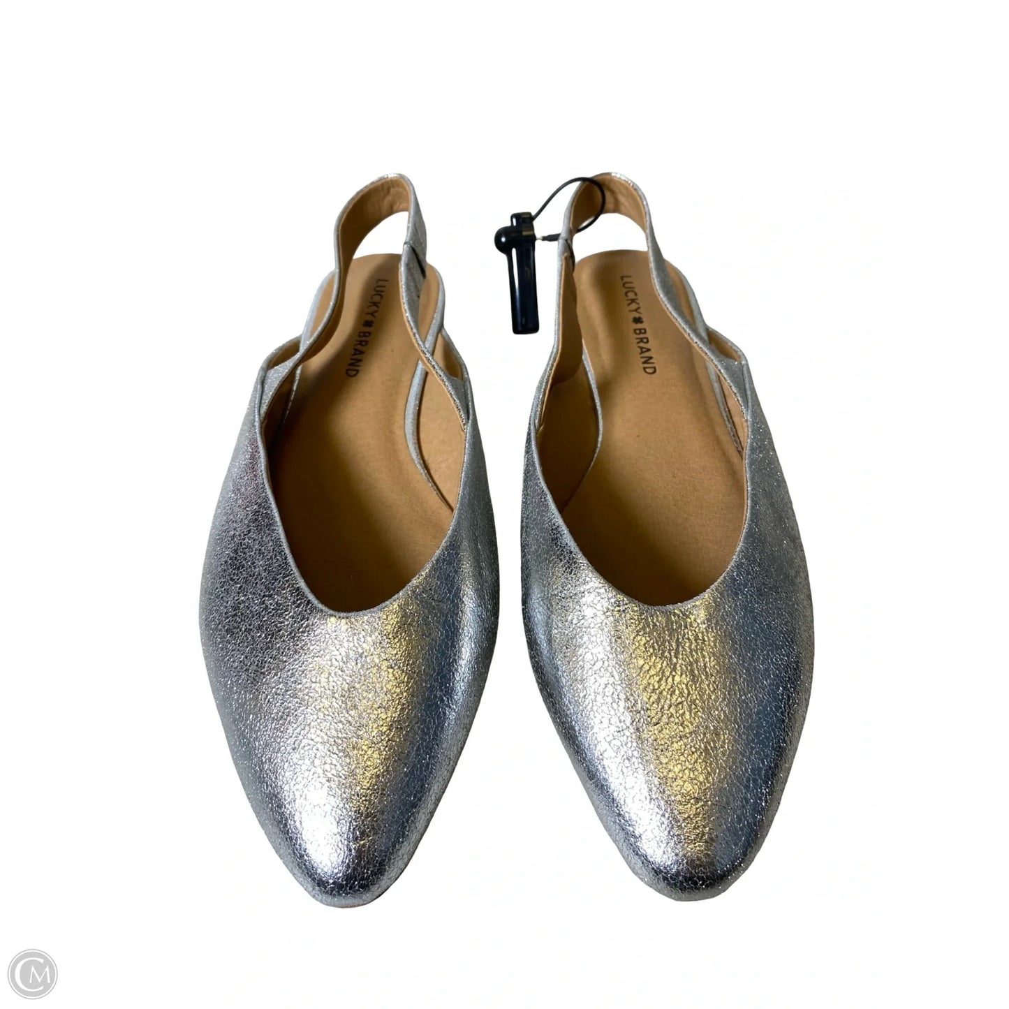 Shoes Flats By Lucky Brand In Silver, Size: 12