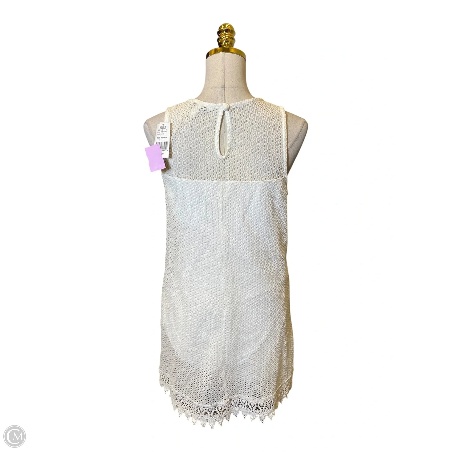 Dress Casual Midi By Speechless In White, Size: Xl