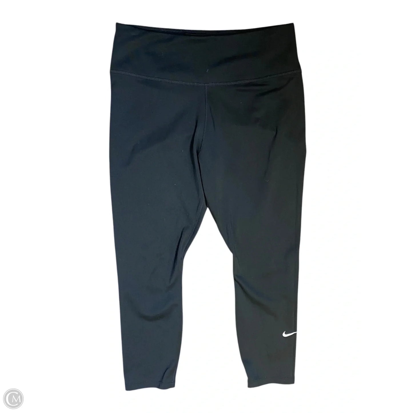 Athletic Leggings By Nike In Black, Size: M