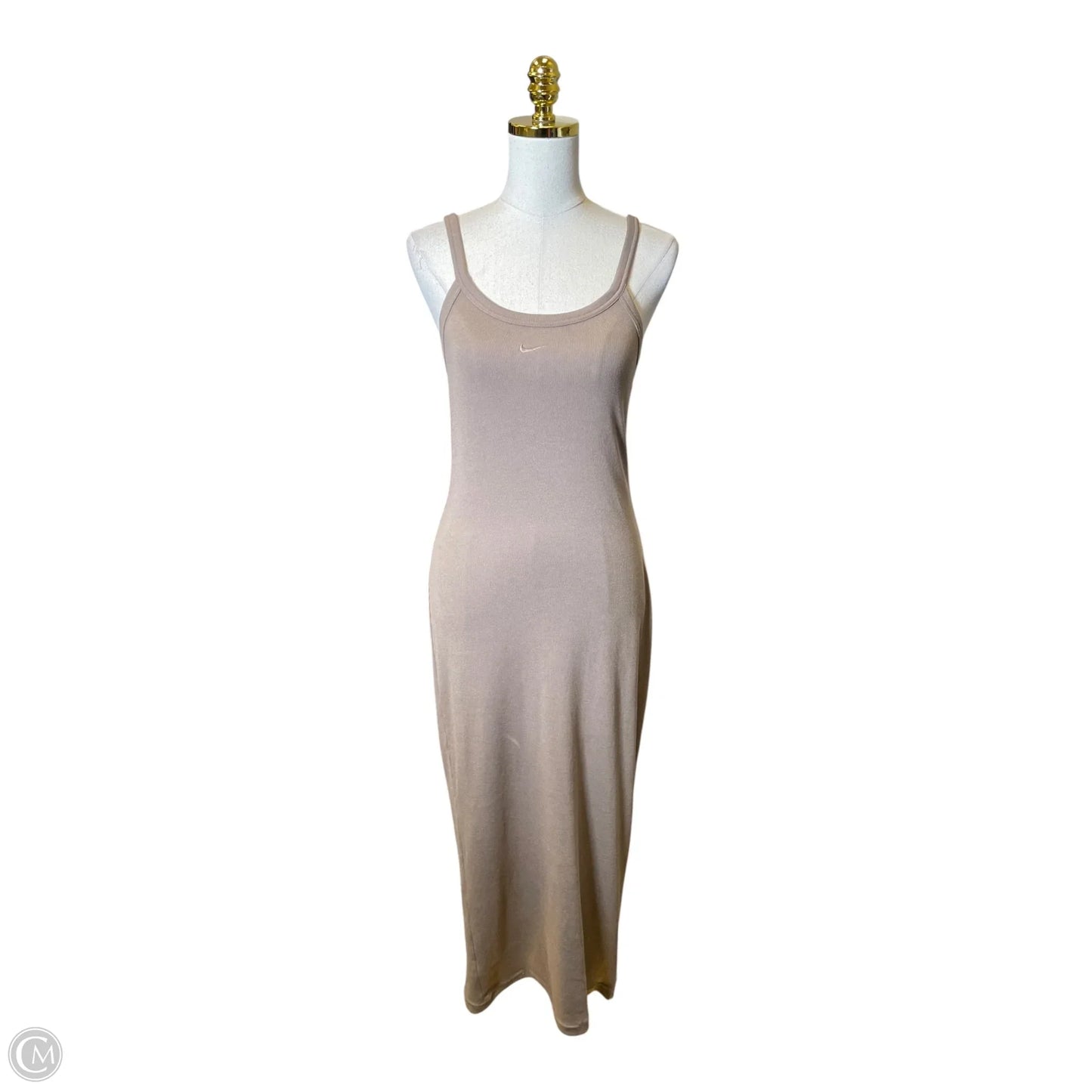 Athletic Dress By Nike In Brown, Size: M