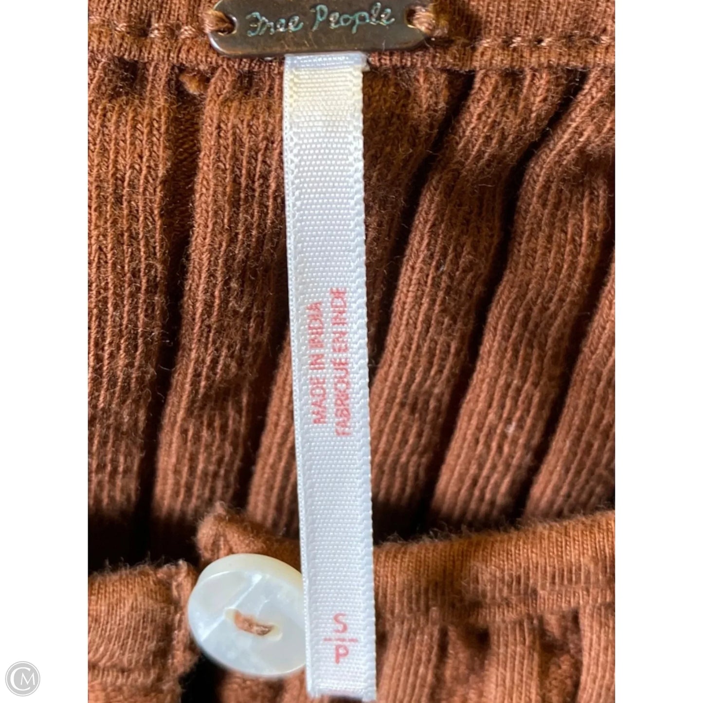 Top Sleeveless By Free People In Brown, Size: S