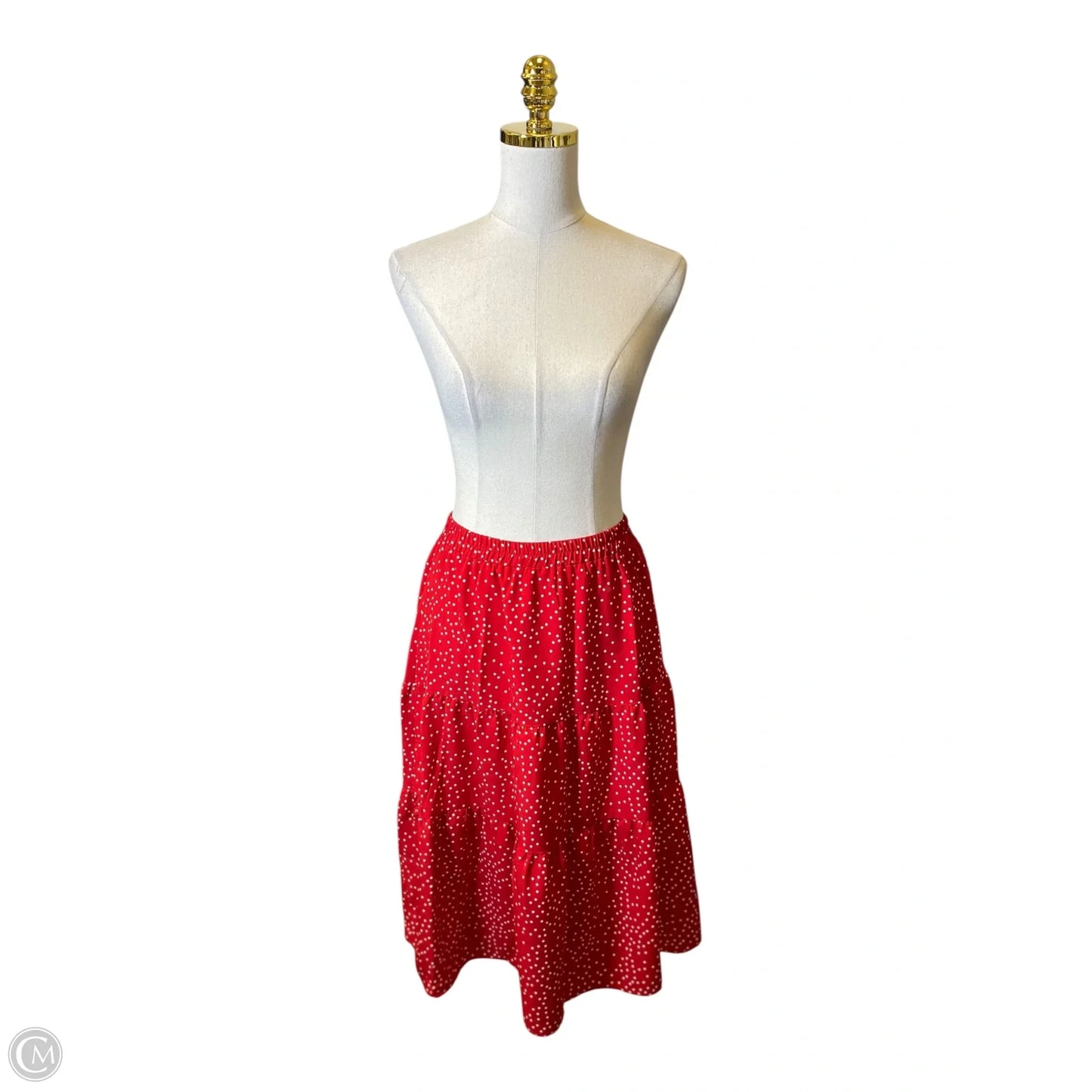 Skirt Maxi By Merokeety In Polkadot Pattern, Size: S