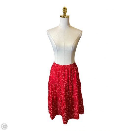 Skirt Maxi By Merokeety In Polkadot Pattern, Size: S
