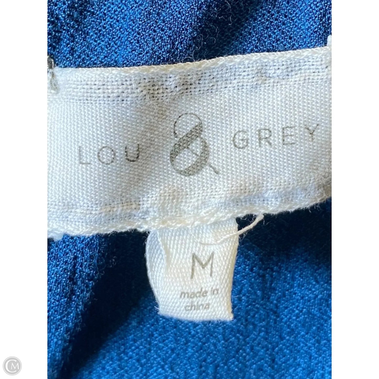 Blouse Sleeveless By Lou And Grey In Teal, Size: M