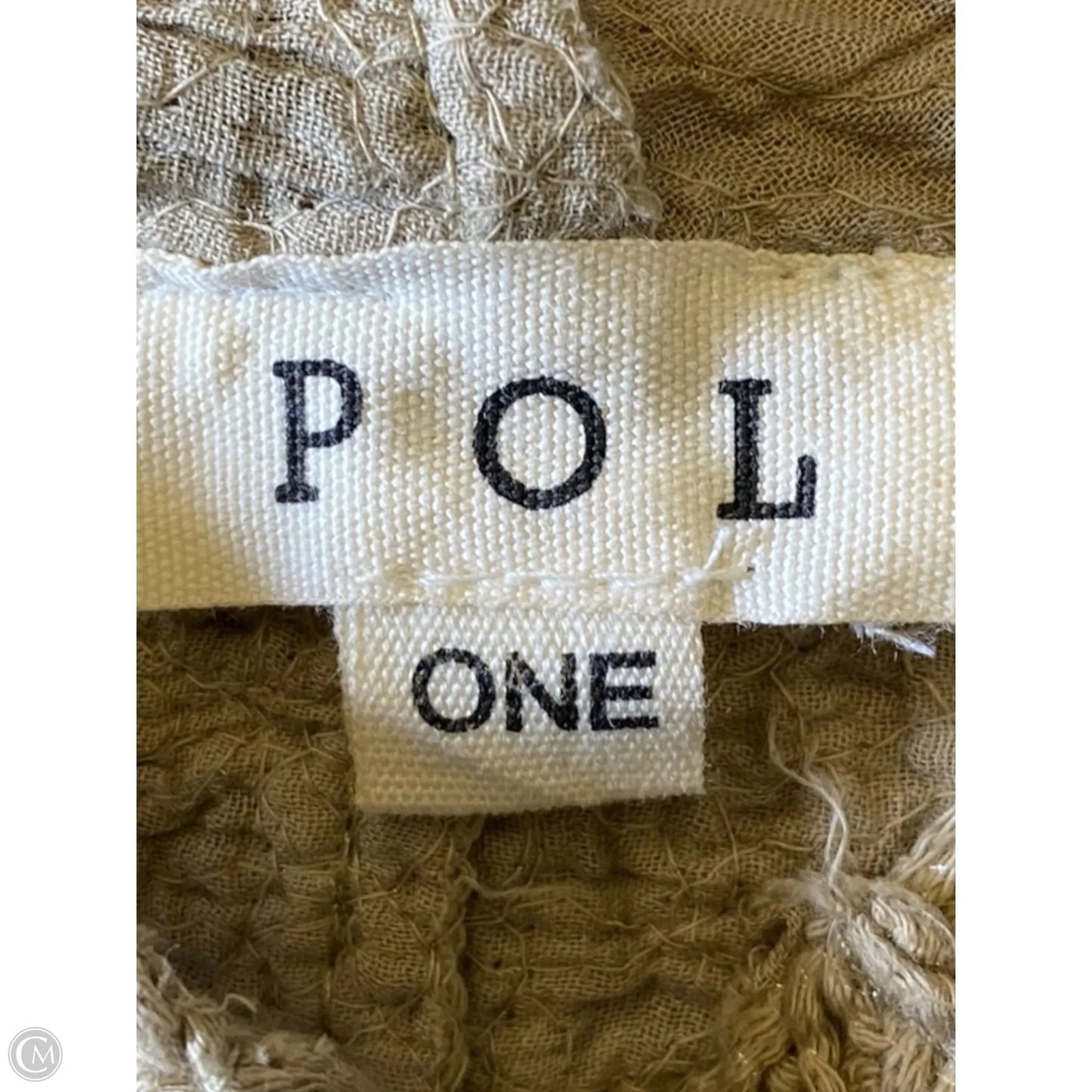 Blouse Short Sleeve By Pol In Green, Size: M