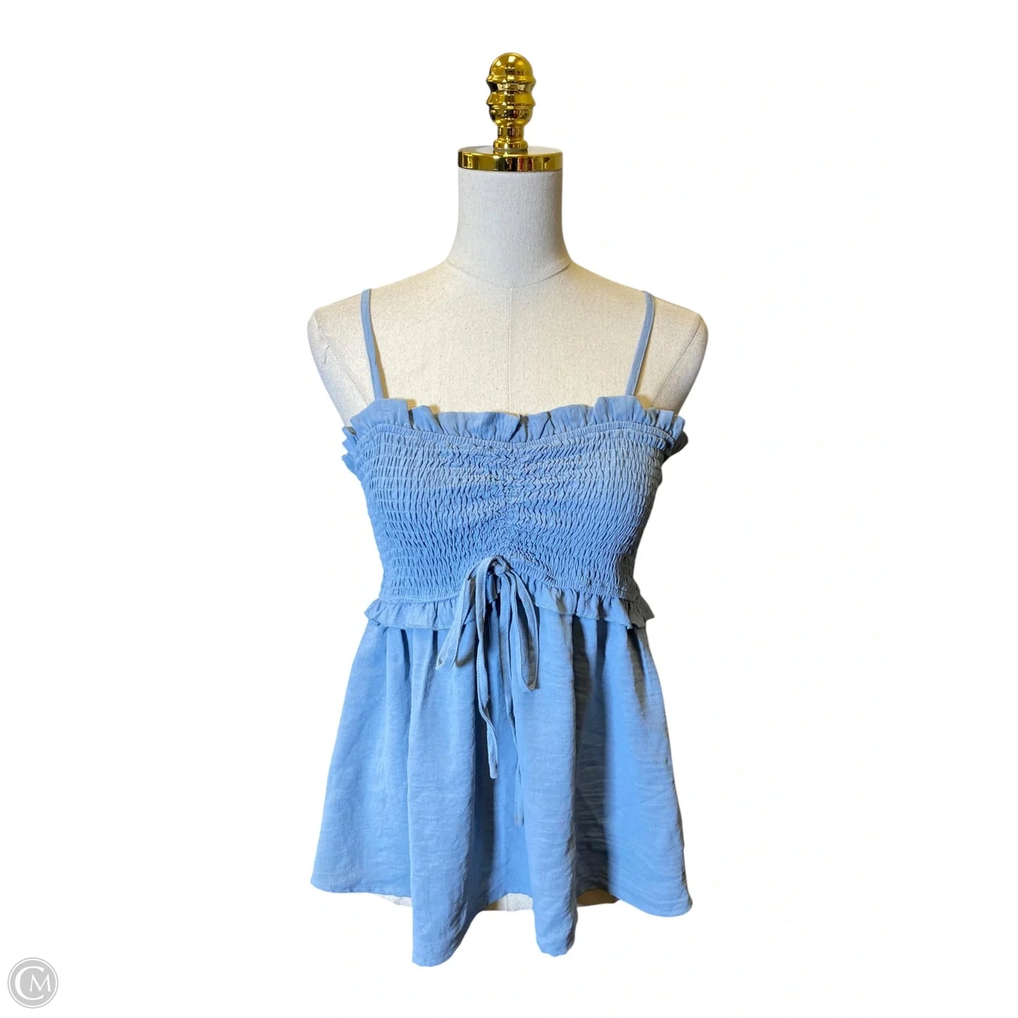 Top Sleeveless By Bibi In Blue, Size: M