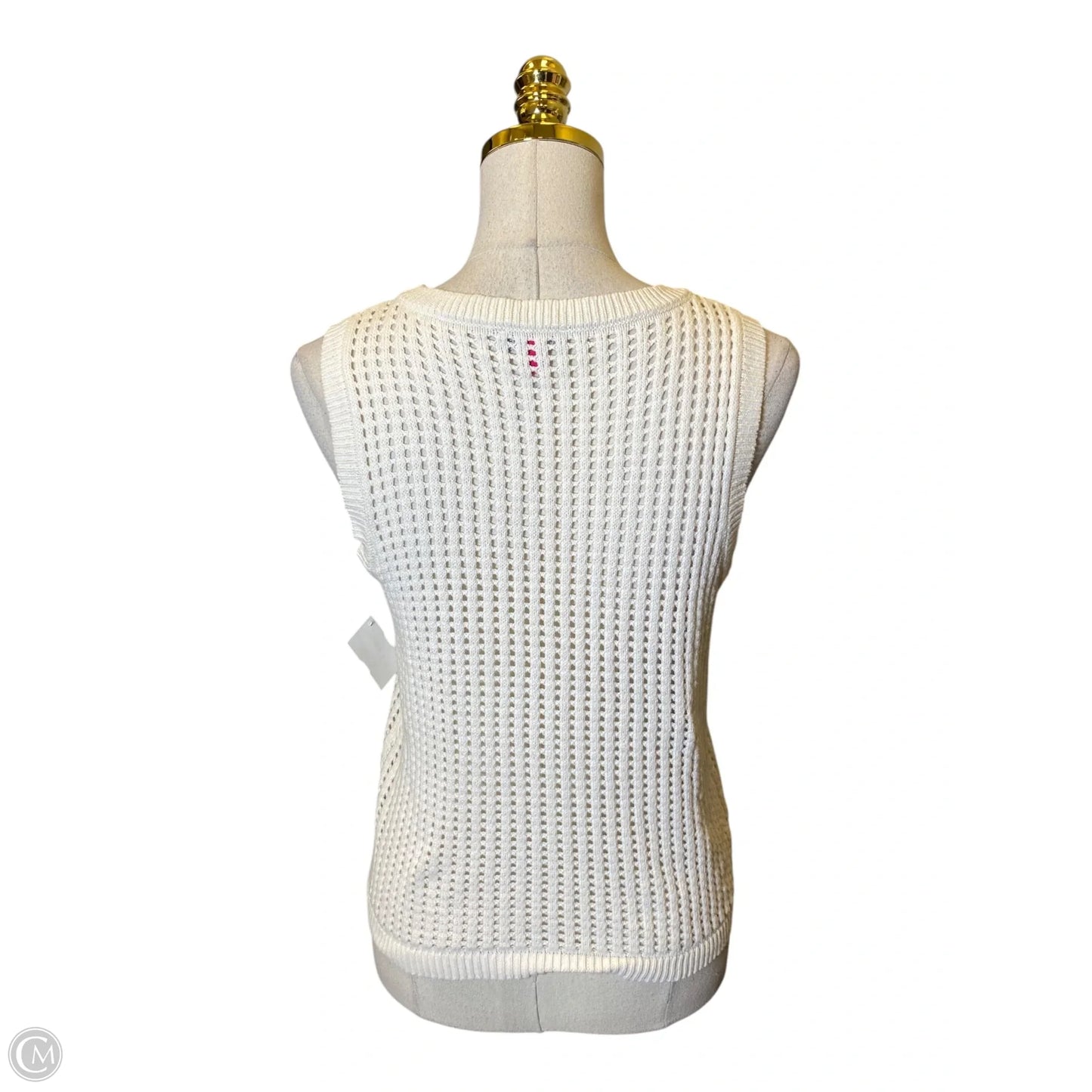 Vest Sweater By Vince Camuto In White, Size: S