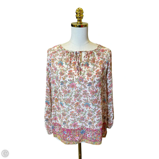 Top Long Sleeve By Lucky Brand In Multi-colored, Size: S