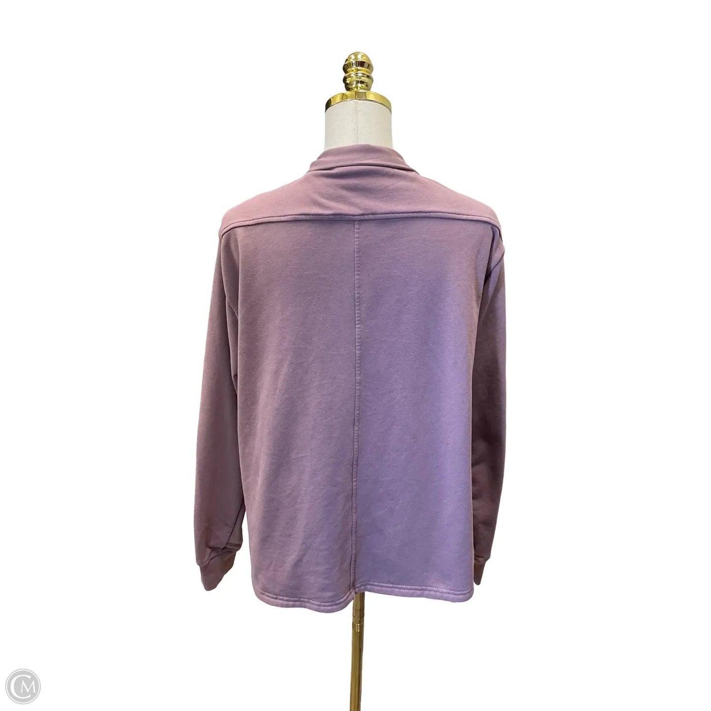 Sweater Cardigan By Athleta In Purple, Size: M
