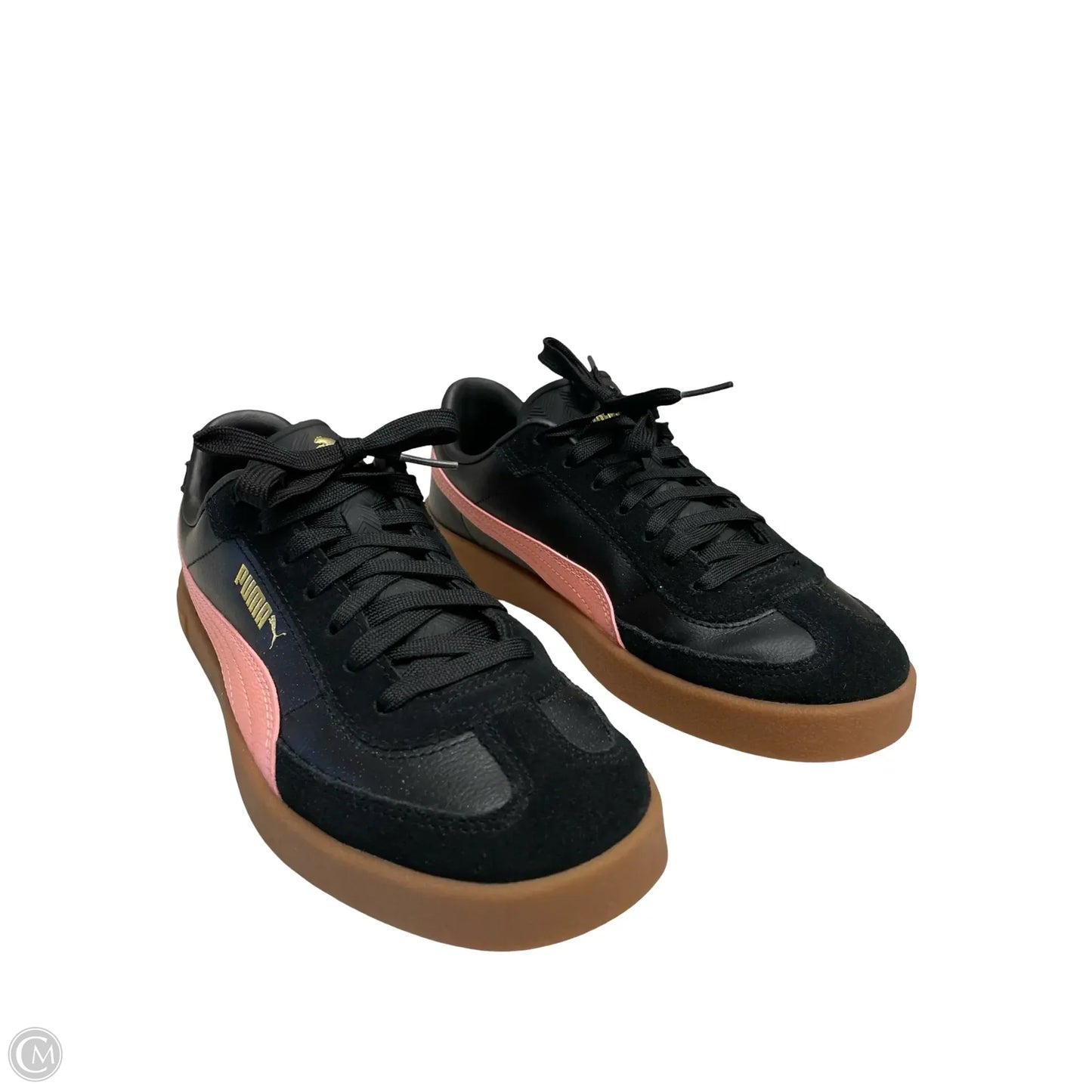 Shoes Sneakers By Puma In Black & Pink, Size: 8.5
