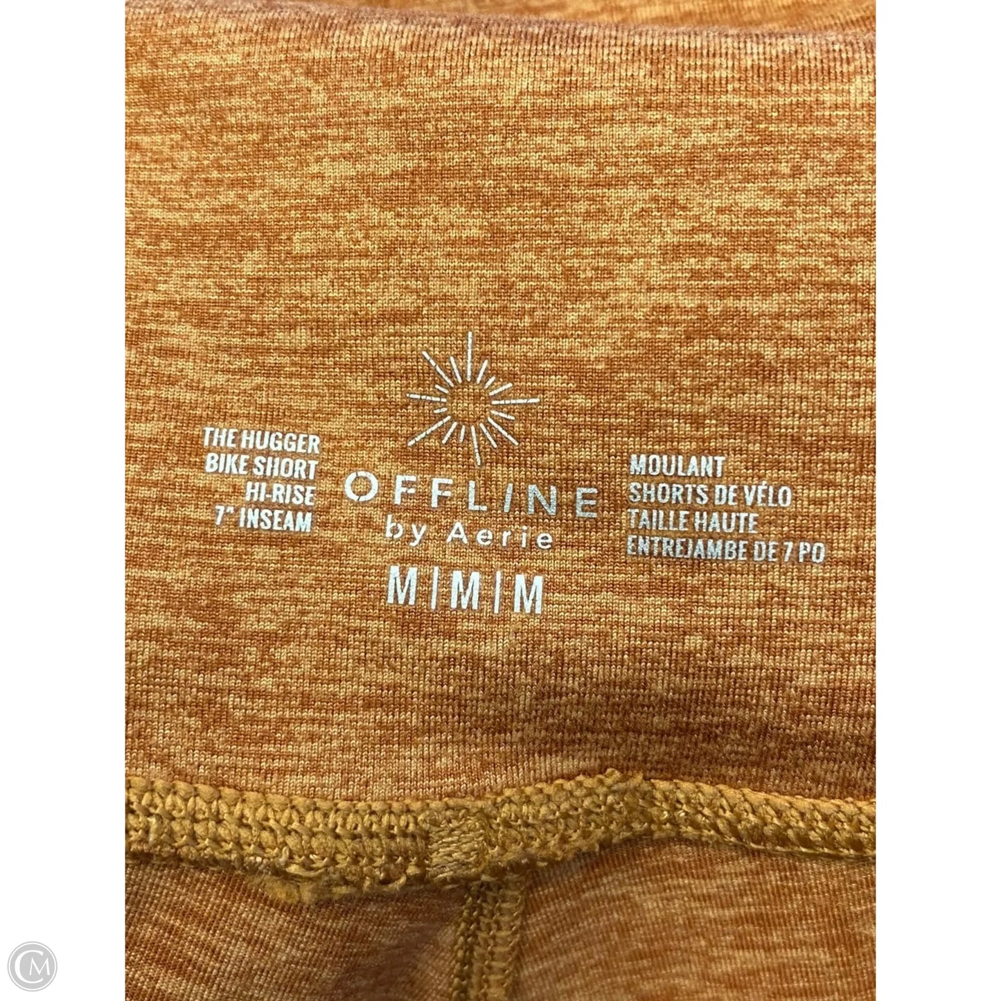 Athletic Shorts By Offline In Orange, Size: M