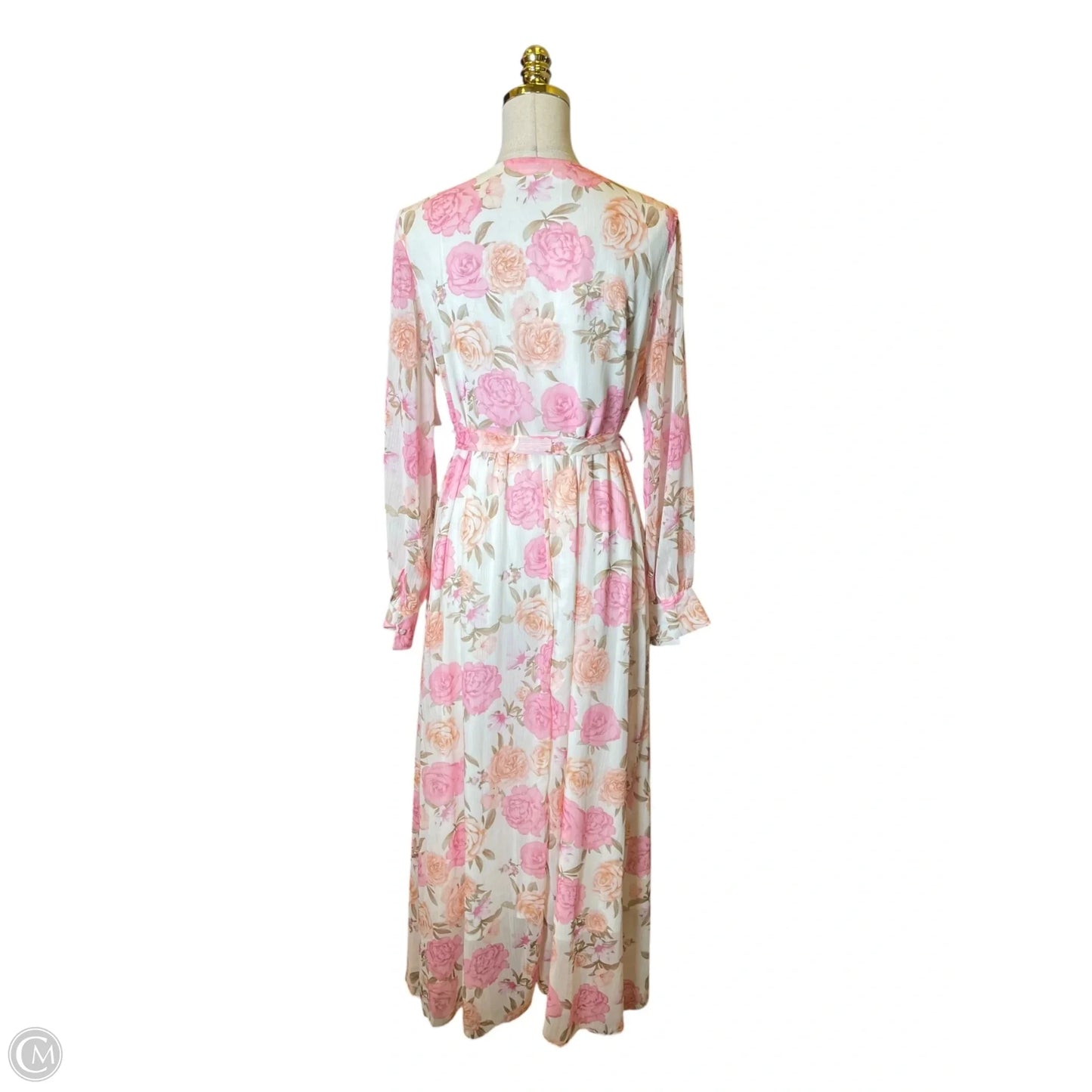 Dress Casual Maxi By Clothes Mentor In Floral Print, Size: L