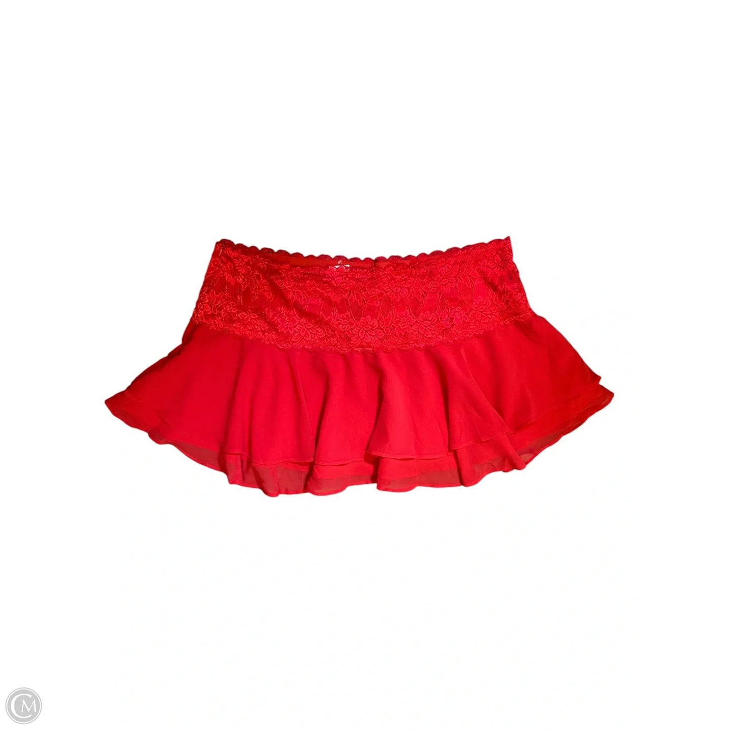Skirt Midi By Fashion Nova In Red, Size: 2x