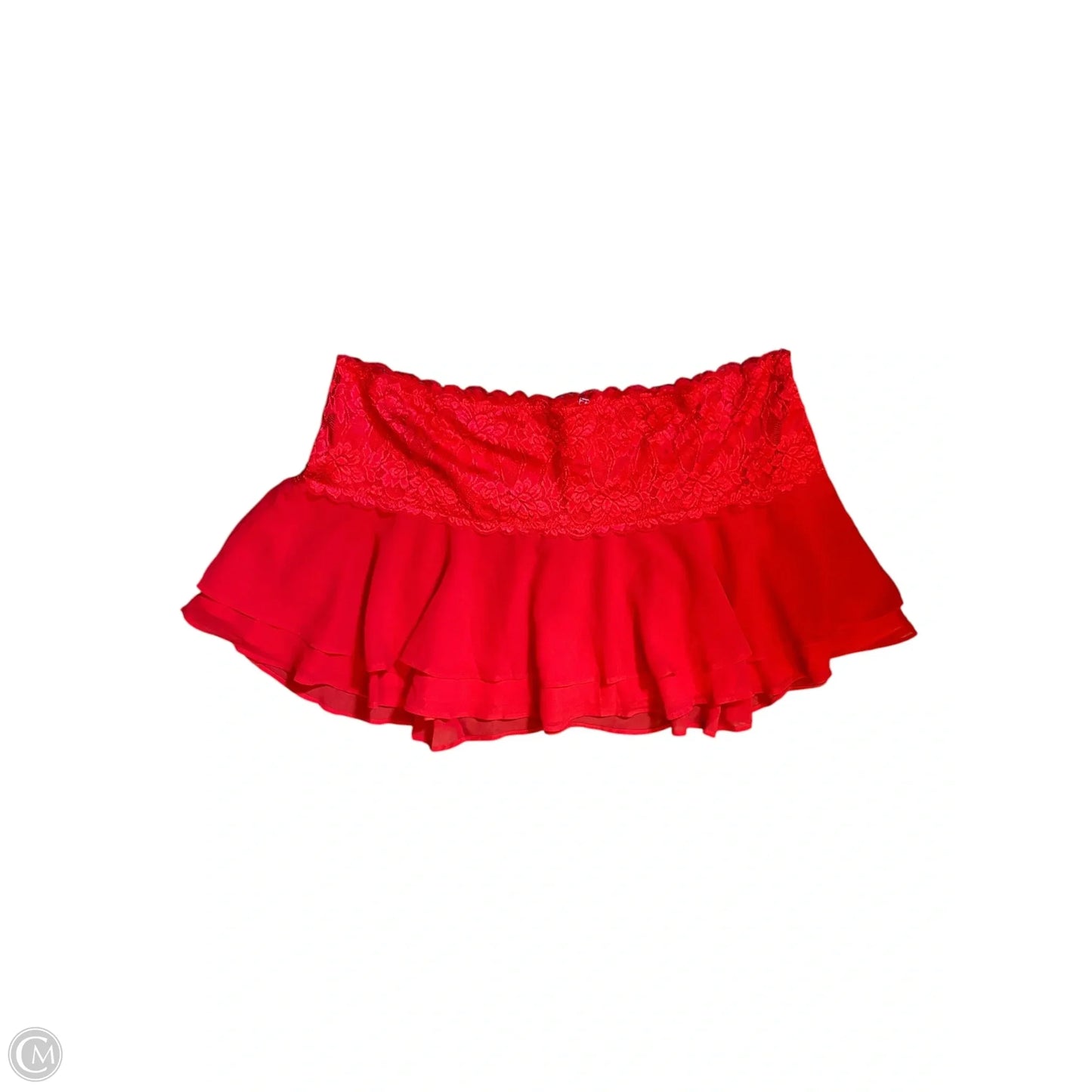 Skirt Midi By Fashion Nova In Red, Size: 2x