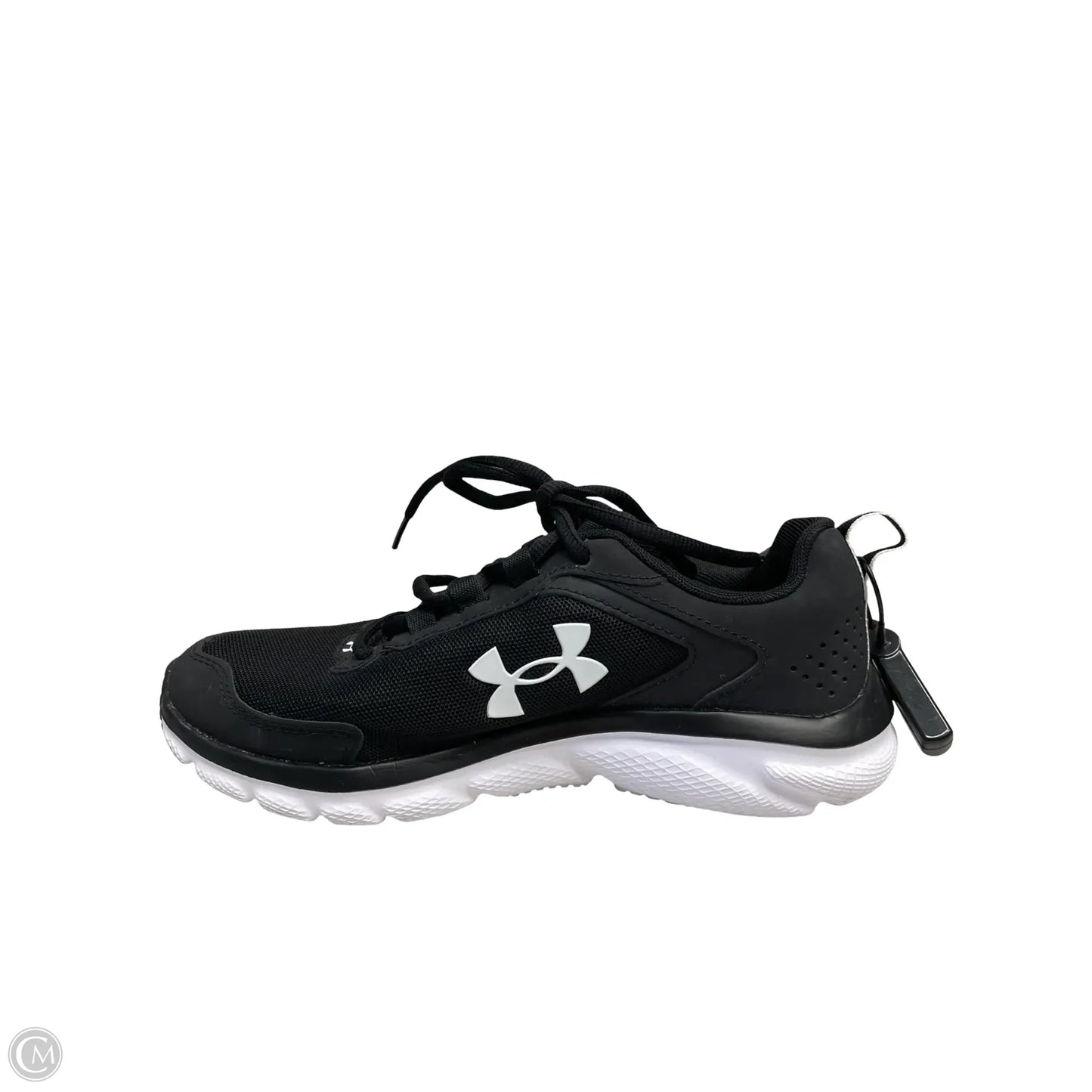 Shoes Athletic By Under Armour In Black & White, Size: 7.5