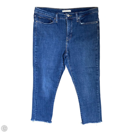 Jeans Skinny By Liz Claiborne In Blue Denim, Size: 16