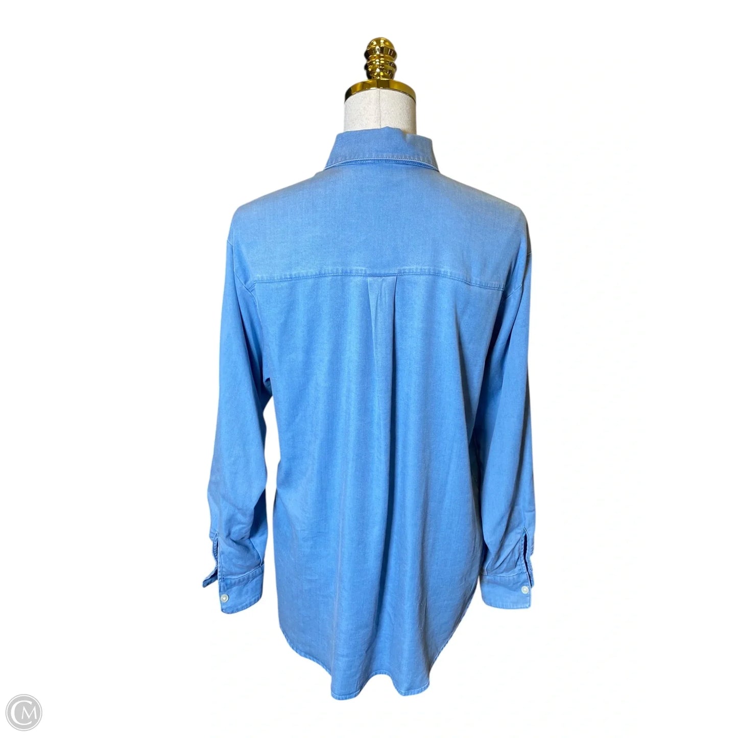 Top Long Sleeve By Loft In Blue, Size: Xs