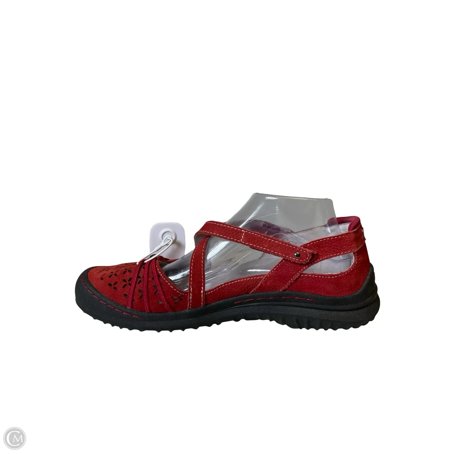 Shoes Flats By Jambu In Red, Size: 10