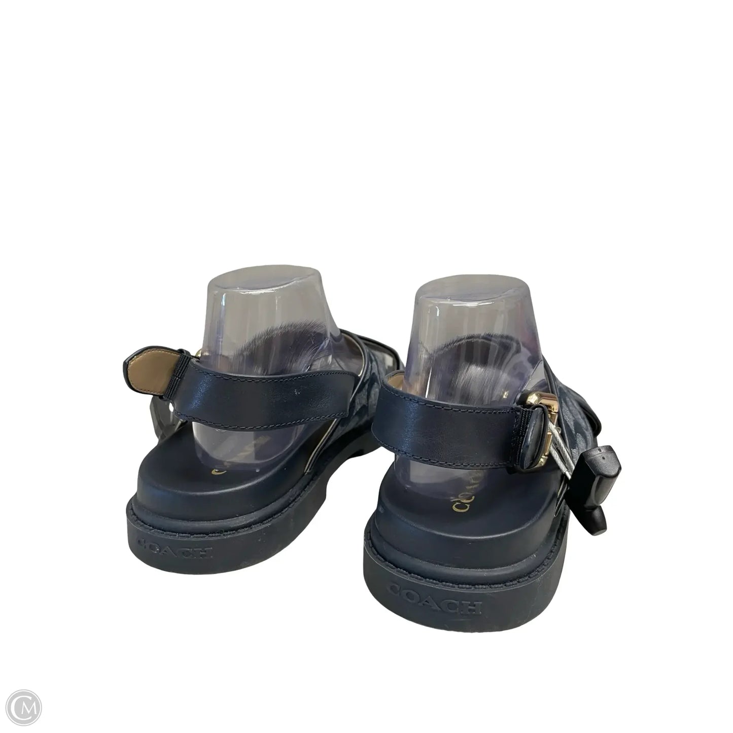 Sandals Designer By Coach In Blue, Size: 10
