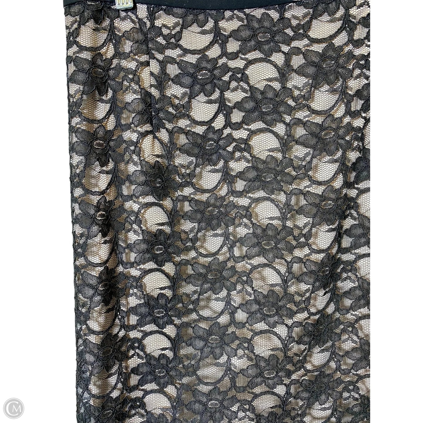 Skirt Maxi By Ivanka Trump In Black & Cream, Size: 10