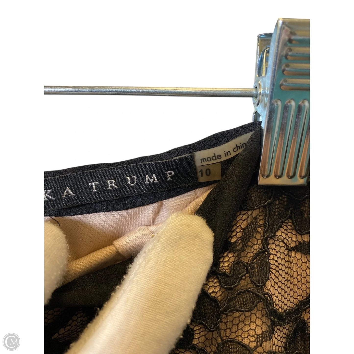 Skirt Maxi By Ivanka Trump In Black & Cream, Size: 10