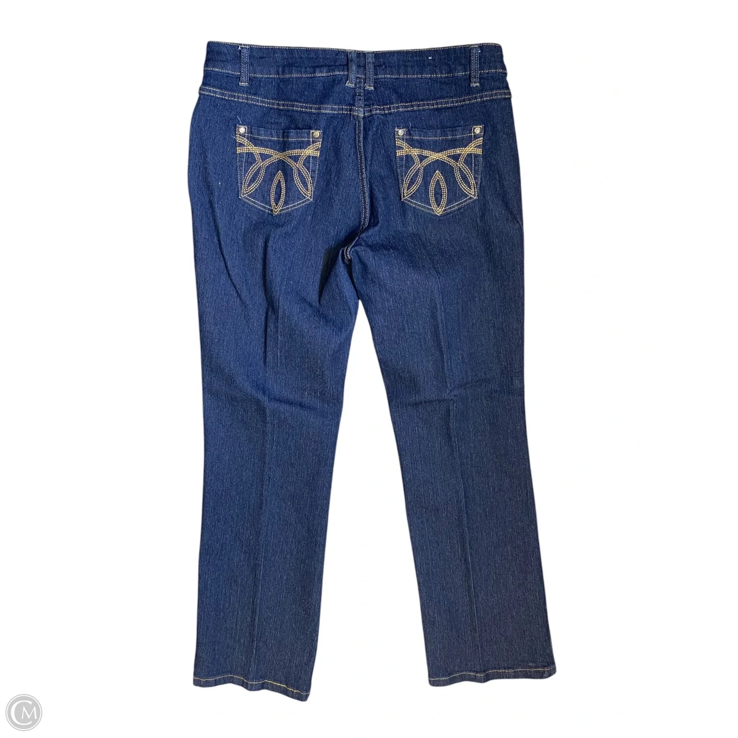 Jeans Straight By Clothes Mentor In Blue Denim, Size: 14