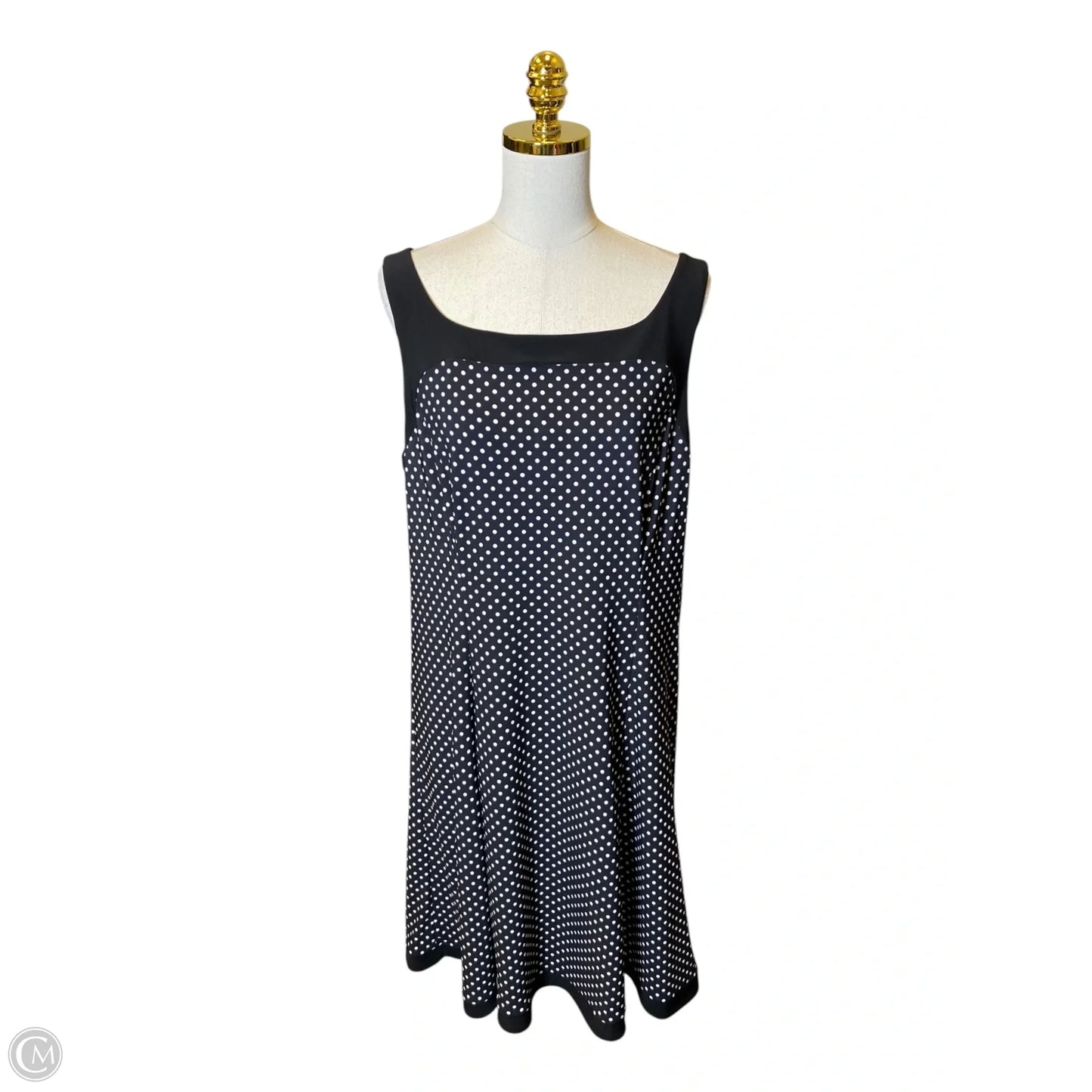 Dress Casual Midi By Jones New York In Polkadot Pattern, Size: 16