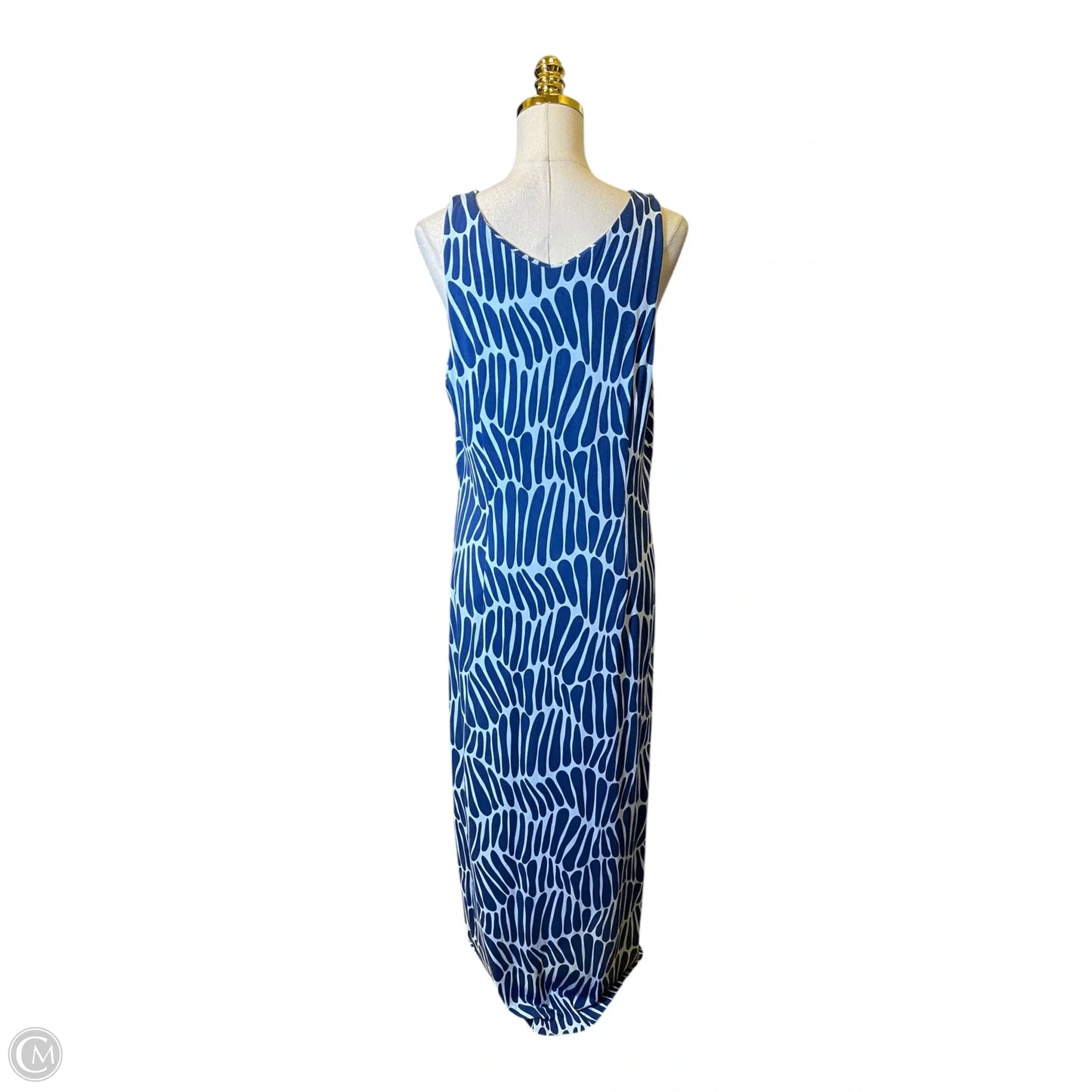 Dress Casual Maxi By Tommy Bahama In Blue, Size: Xl