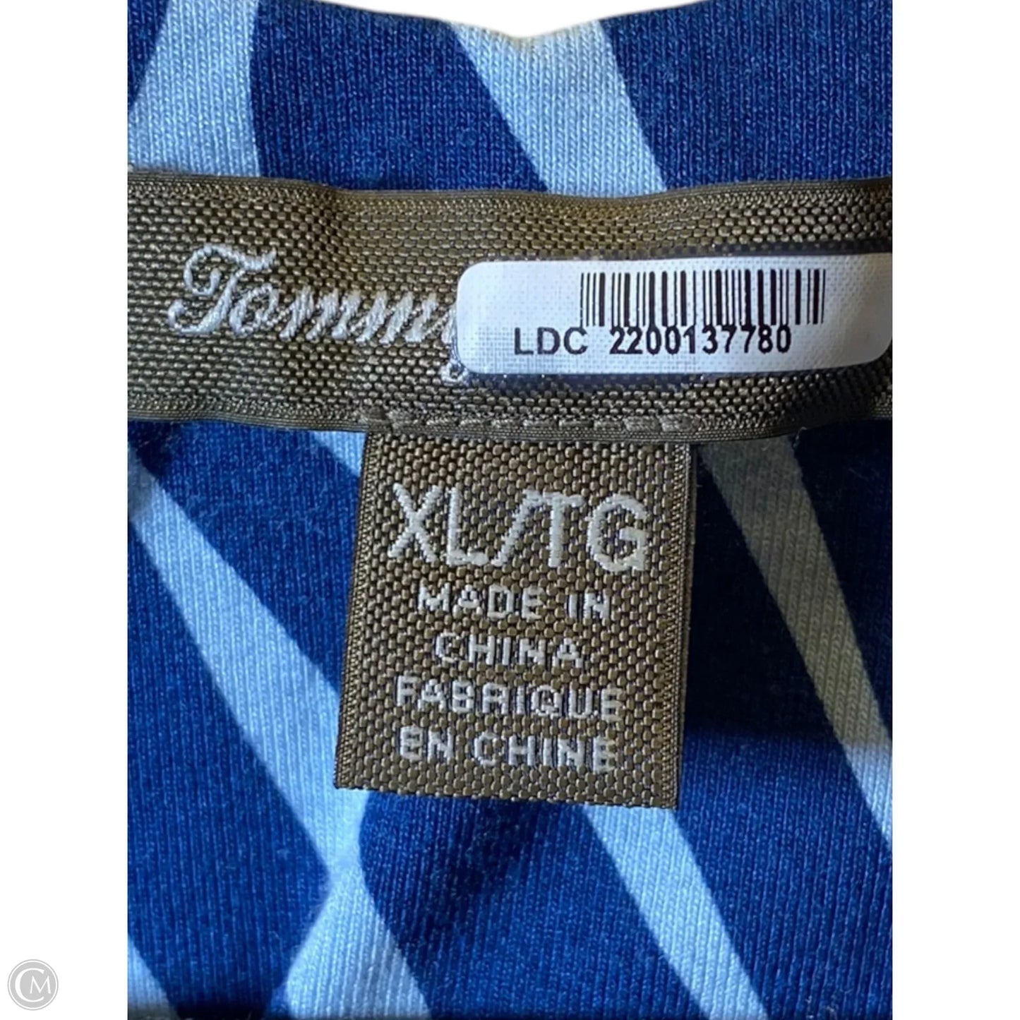Dress Casual Maxi By Tommy Bahama In Blue, Size: Xl