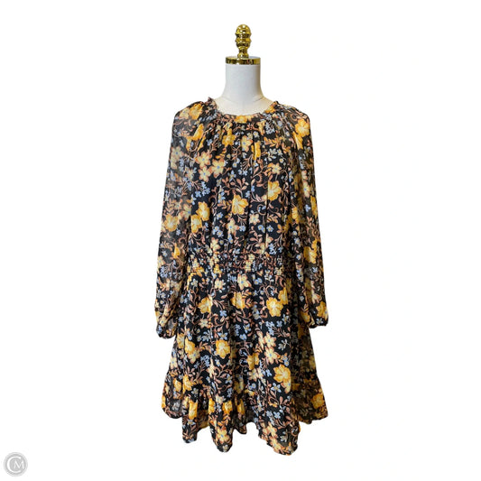 Dress Casual Midi By Old Navy In Floral Print, Size: 2x