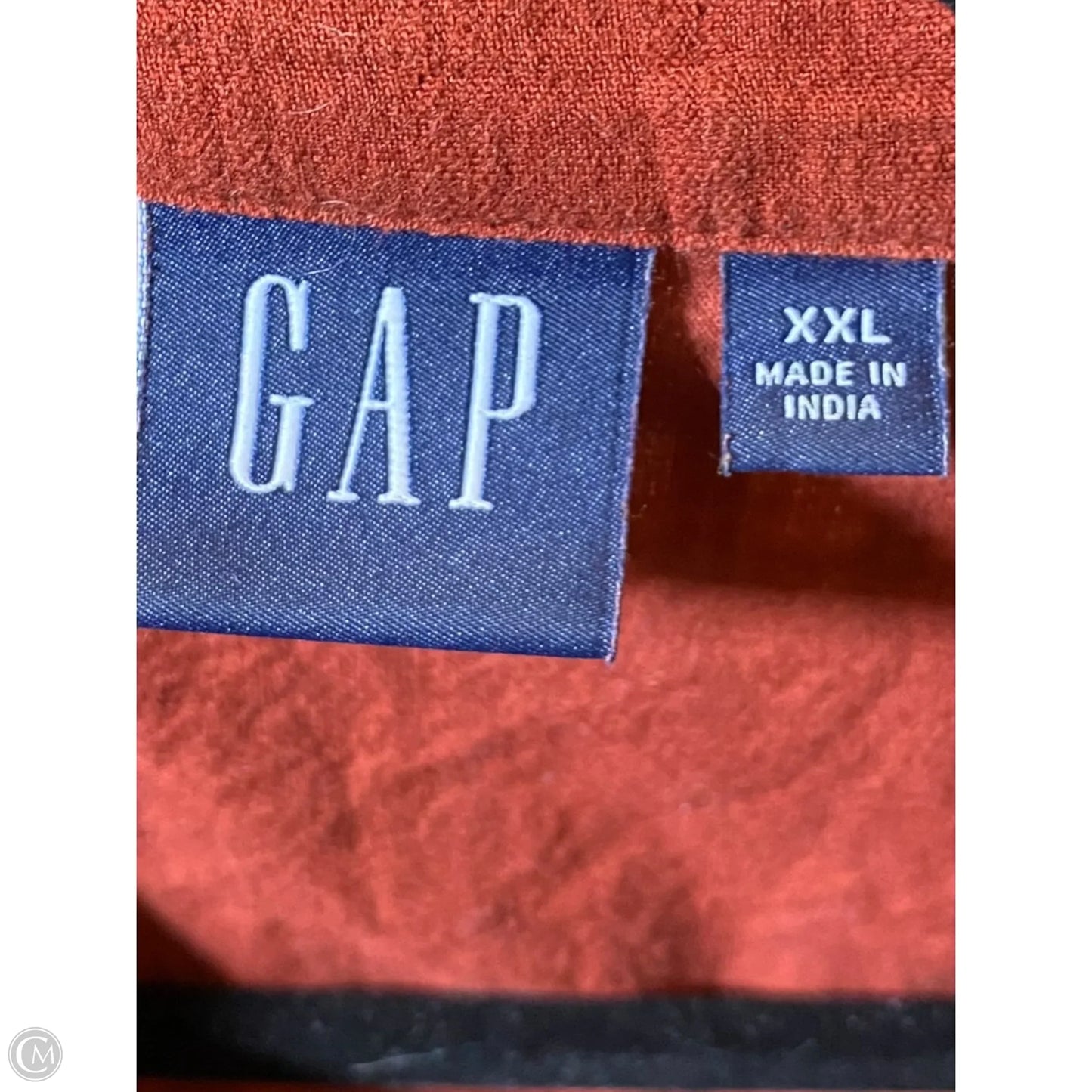 Dress Casual Midi By Gap In Orange, Size: Xxl