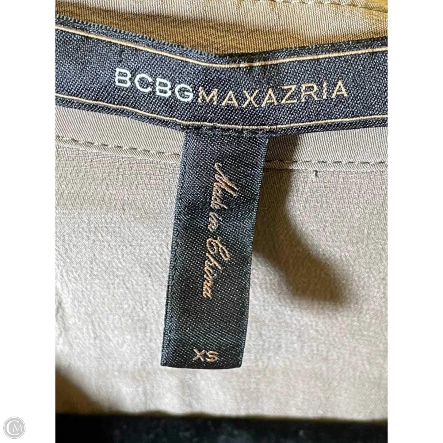 Dress Casual Short By Bcbgmaxazria In Brown, Size: Xs