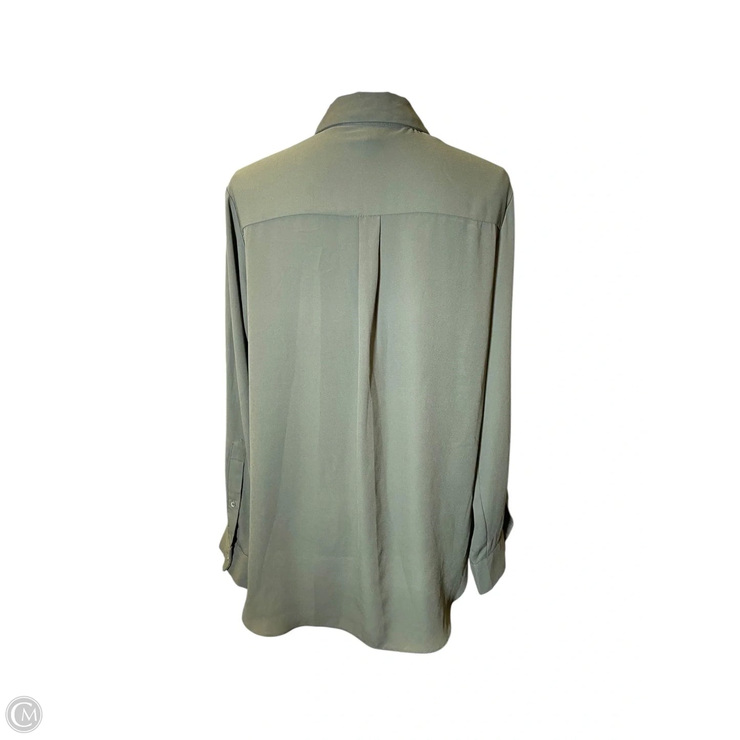 Blouse Long Sleeve By Mossimo In Green, Size: Xl
