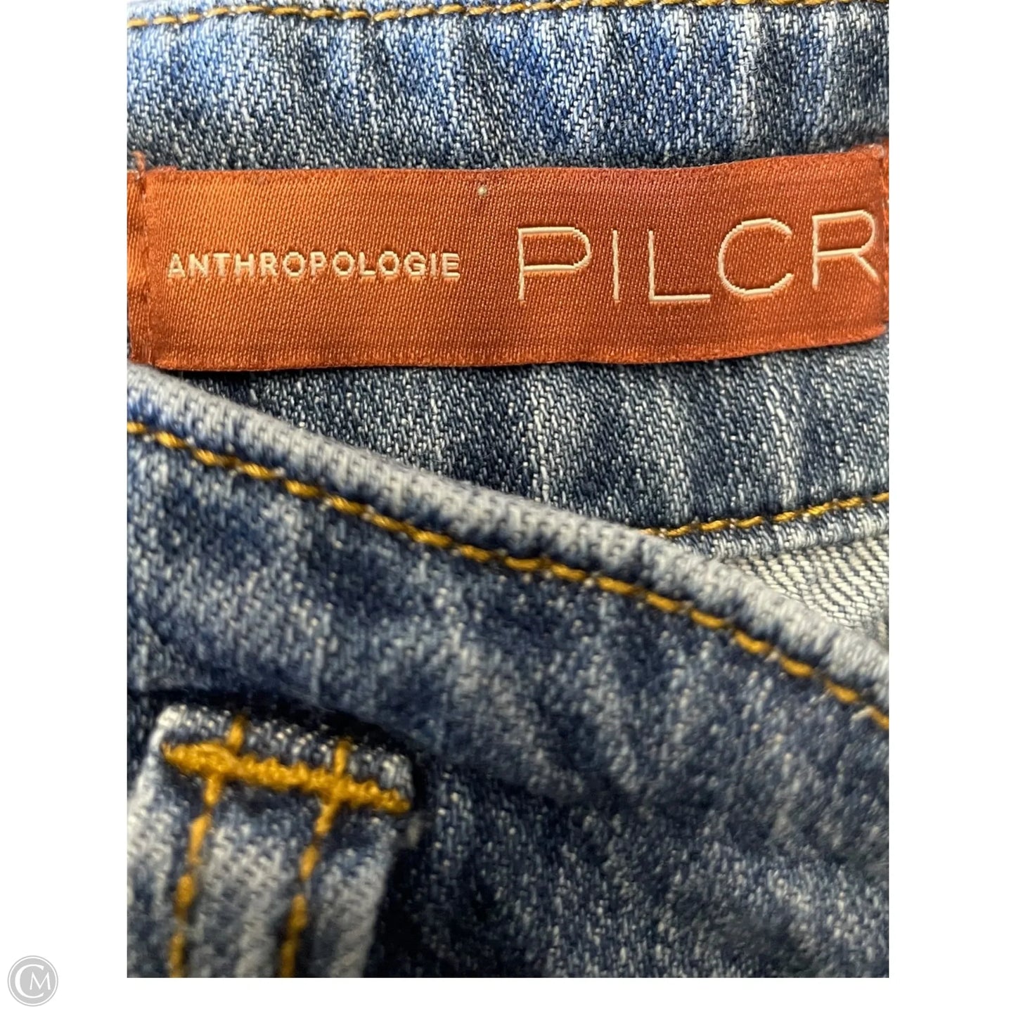 Jeans Straight By Pilcro In Blue Denim, Size: 4