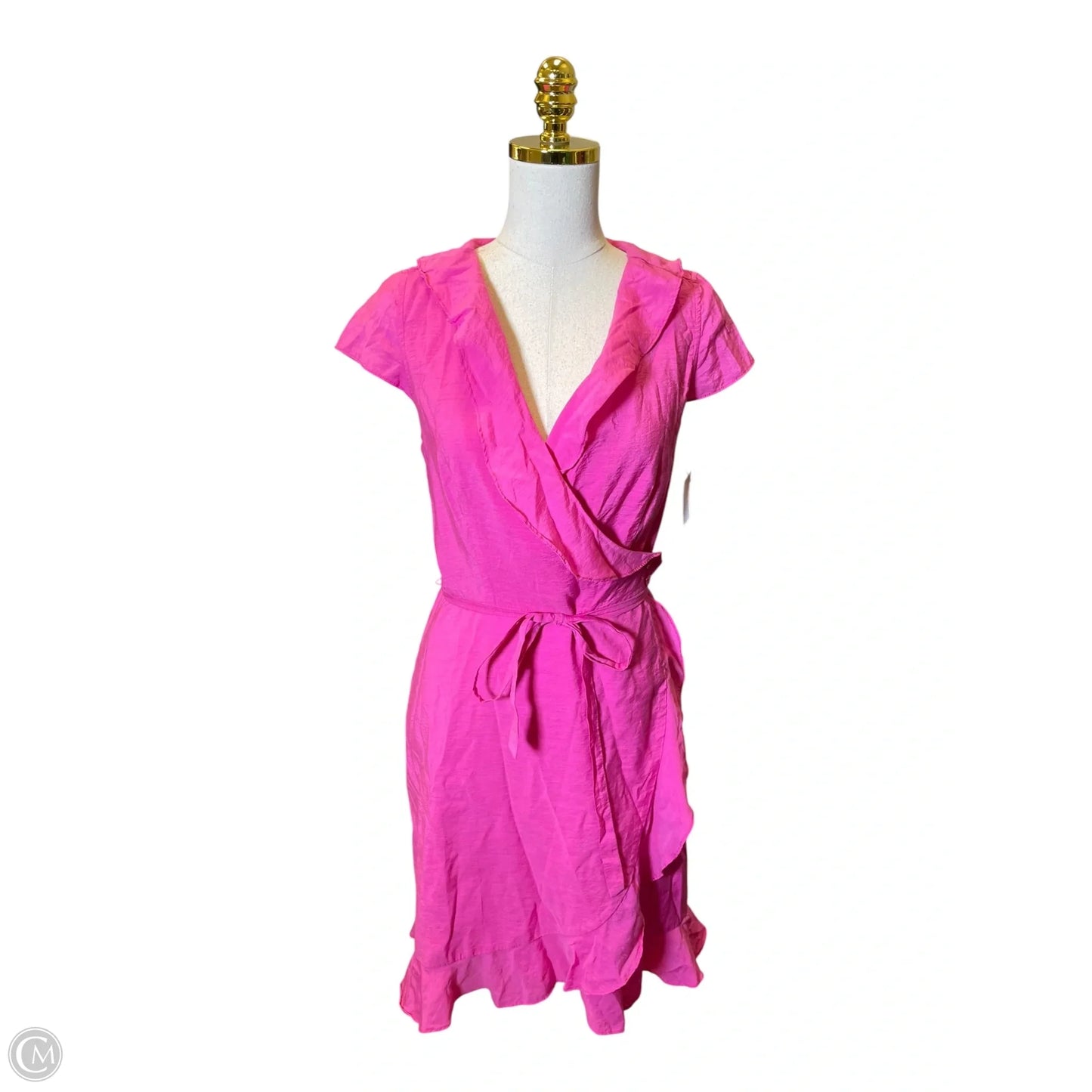 Dress Casual Midi By Apt 9 In Pink, Size: 4