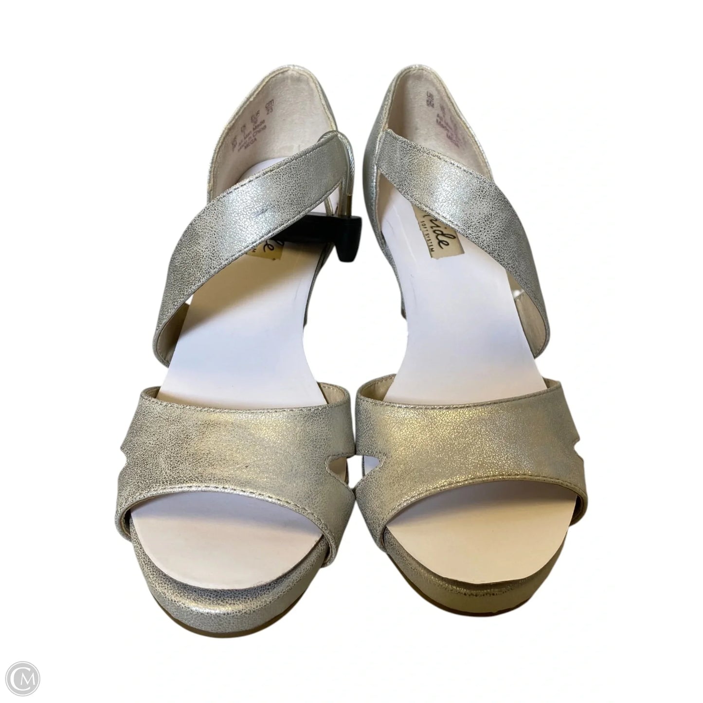 Shoes Heels Block By Life Stride In Silver, Size: 6