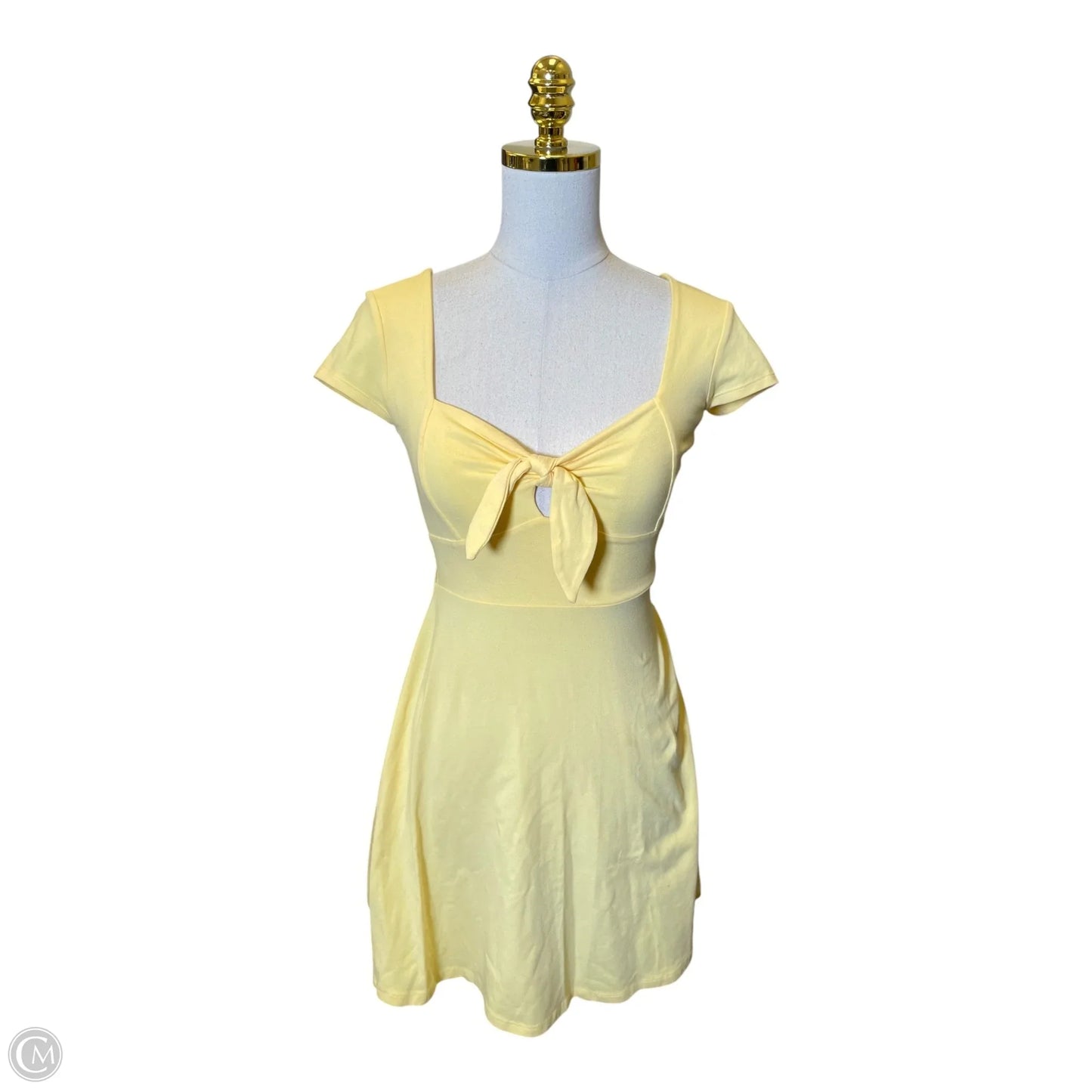 Dress Casual Short By Forever 21 In Yellow, Size: S