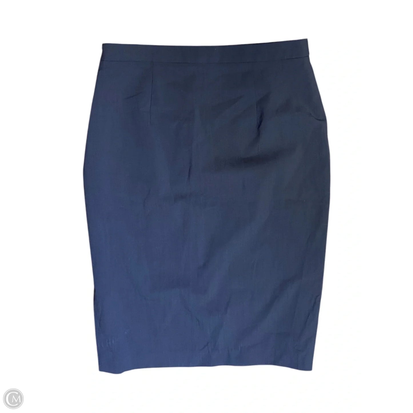 Skirt Midi By Banana Republic In Navy, Size: 6