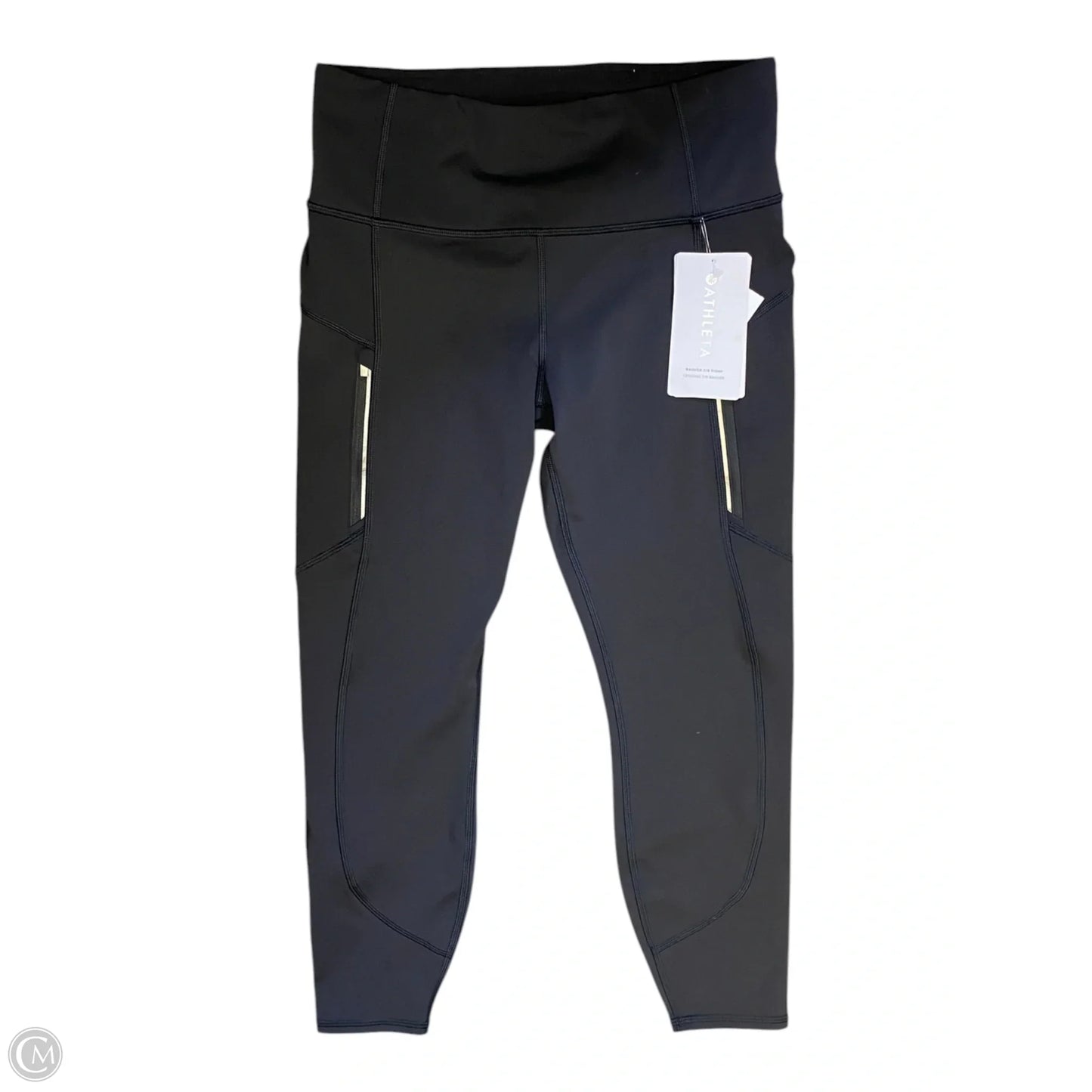Athletic Capris By Athleta In Black, Size: M