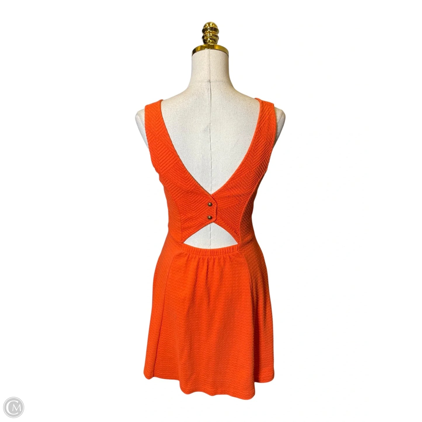 Dress Casual Midi By Maeve In Orange, Size: S