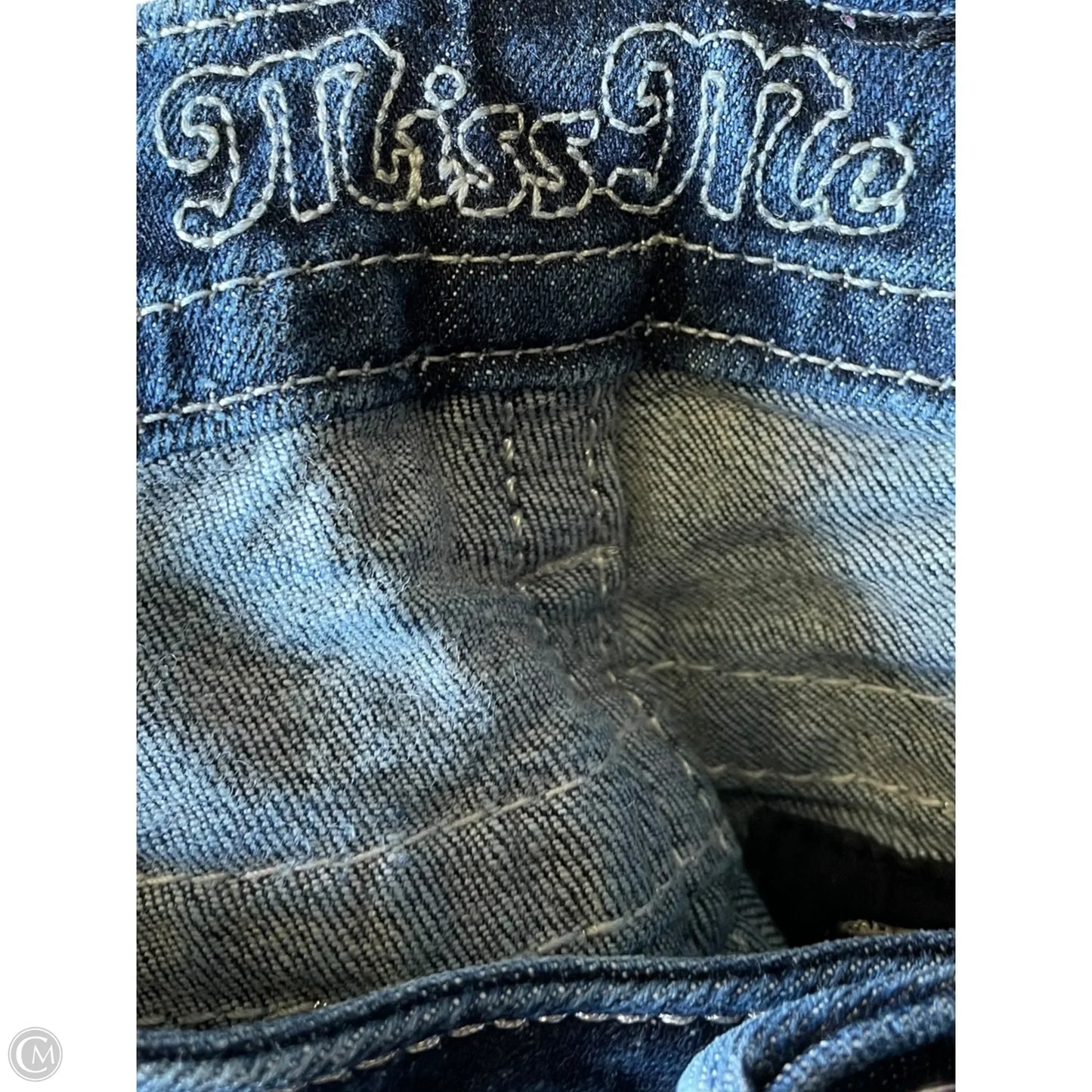Jeans Boot Cut By Miss Me In Blue Denim, Size: 2
