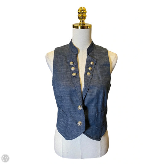 Vest Other By Timing In Blue Denim, Size: L