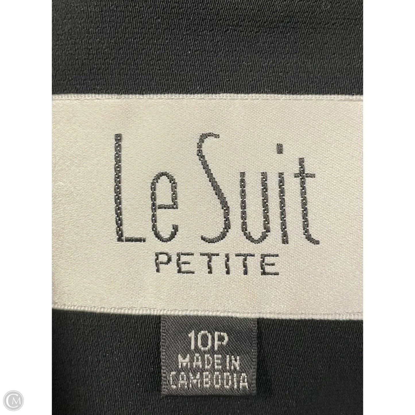 Blazer By Le Suit In Black, Size: 10