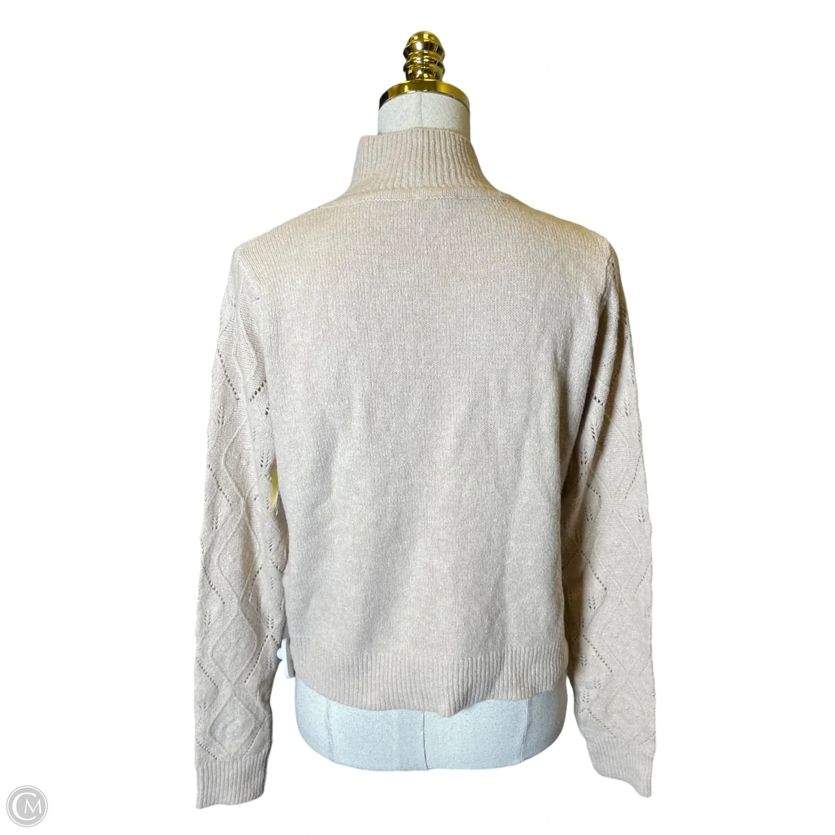 Sweater By Hem & Thread In Cream, Size: S