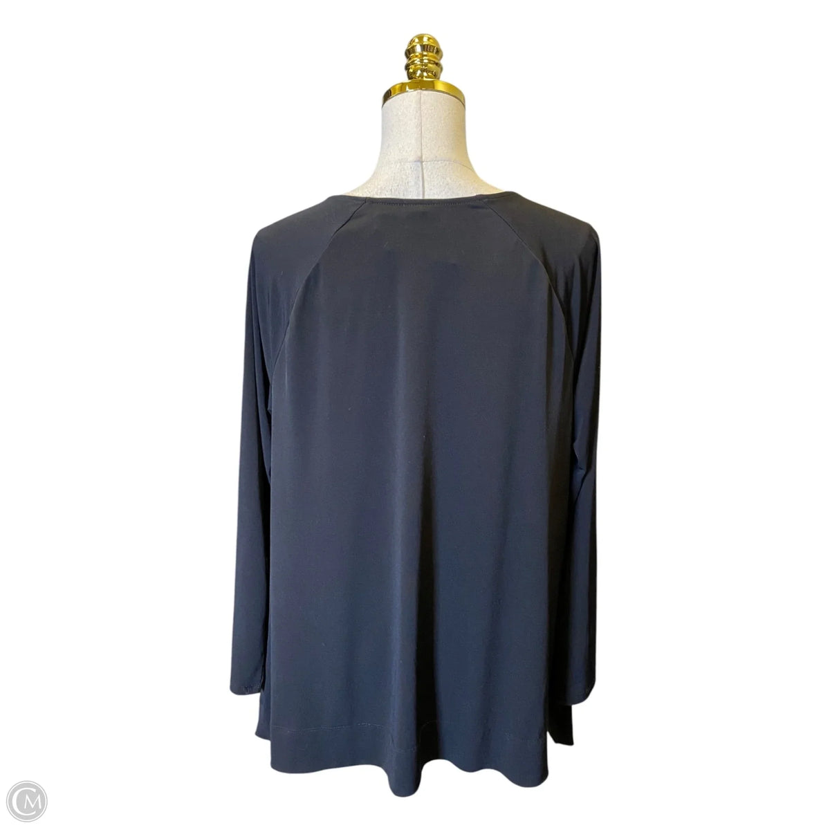 Top Long Sleeve By Chicos In Black, Size: L