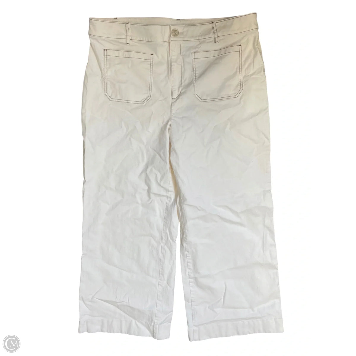 Pants Wide Leg By Loft In Cream, Size: 14