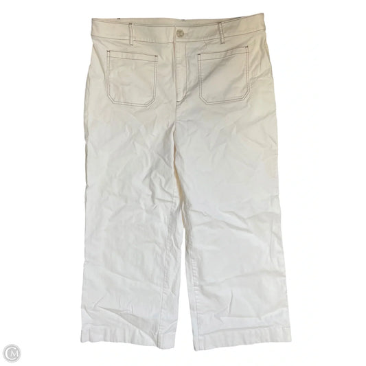 Pants Wide Leg By Loft In Cream, Size: 14
