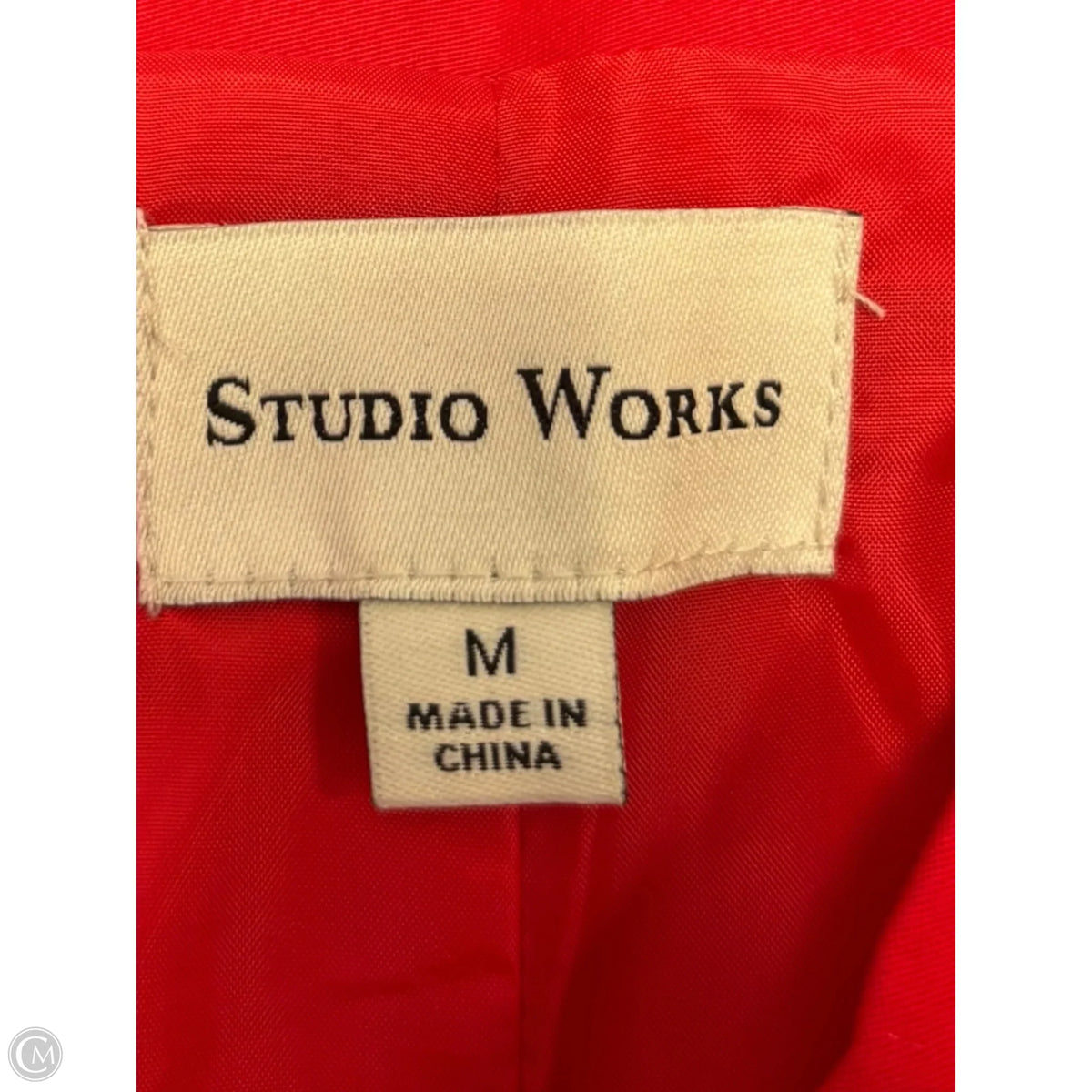 Coat Other By Studio Works In Red, Size: M