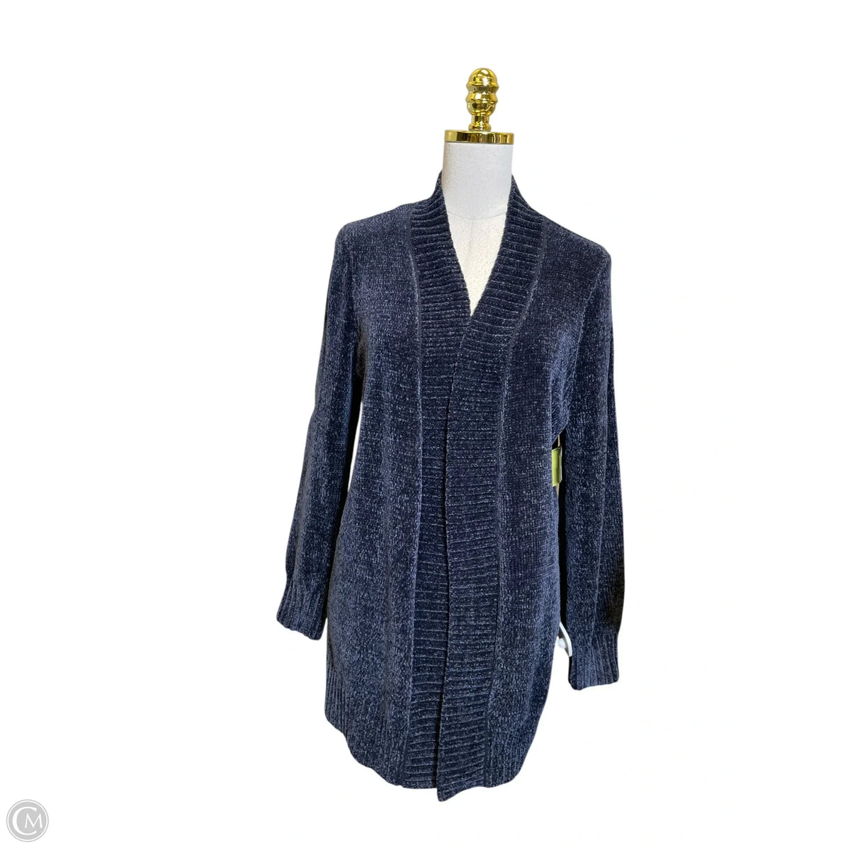Sweater Cardigan By Loft In Navy, Size: L