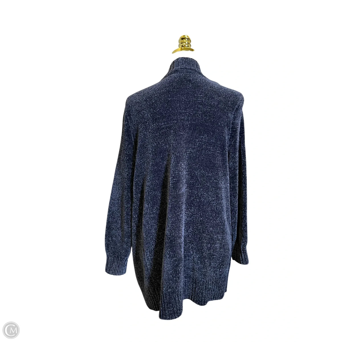 Sweater Cardigan By Loft In Navy, Size: L